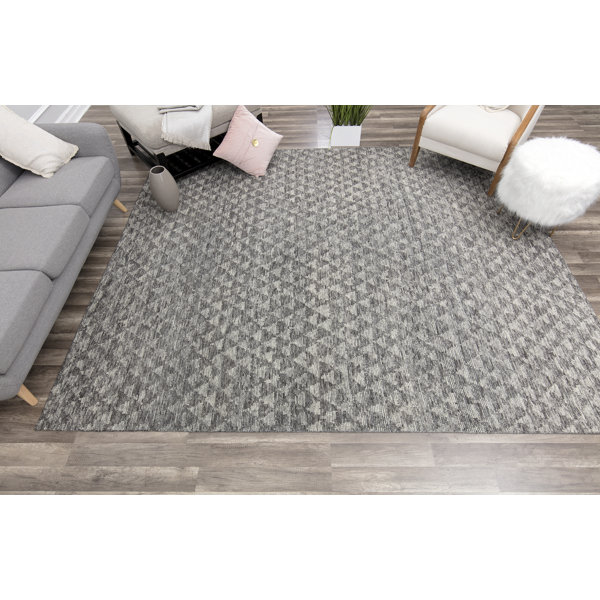 Rugs America Handmade HandKnotted Viscose Gray Rug Wayfair